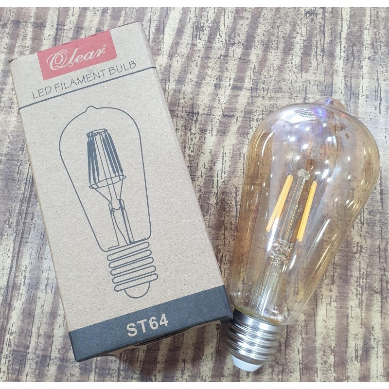 Indoor led filament bulb in e14 cap.