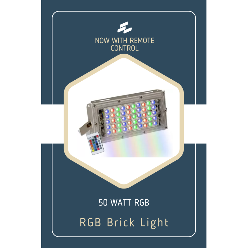 Latest RGB brick light is now in power by YT capacitors.