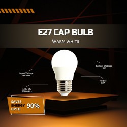 We manufacture Led e27 cap bulb in 9 watt.