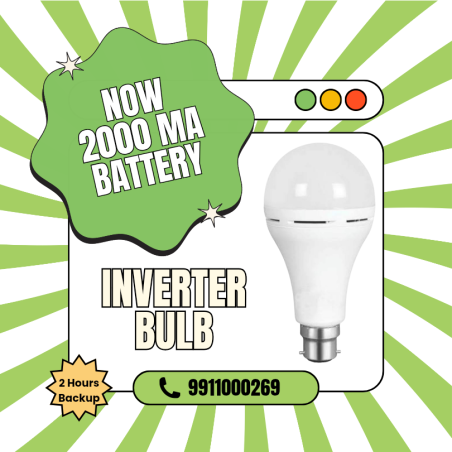 No1 inverter bulb manufacturer in India.